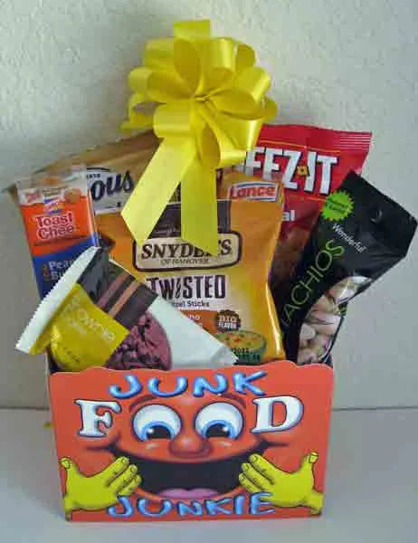junk food snack gift basket