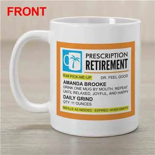 retirement coffee mug