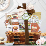 Thank you gourmet gift basket filled with gourmet foods to enjoy