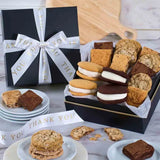 Thank you gift box filled with bakery products to enjoy