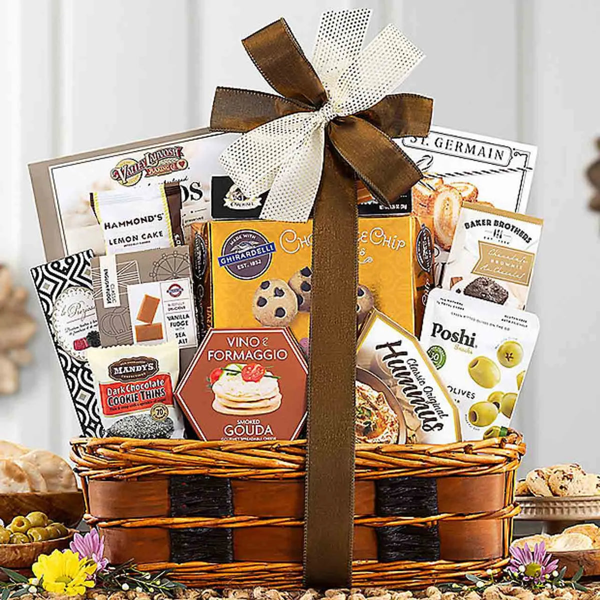 Gourmet gift basket