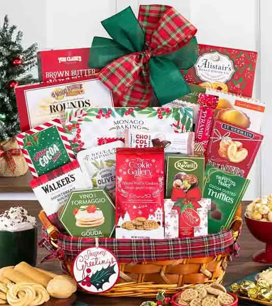 Christmas gourmet gift basket