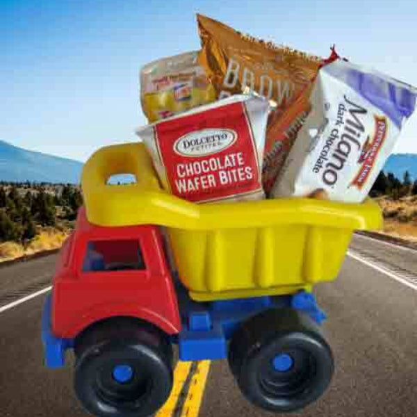 Kids Dump Truck Filled with Goodies