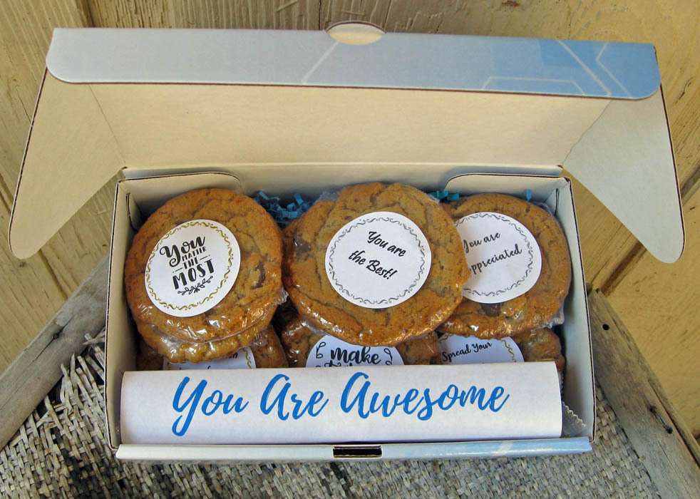 You are Appreciated cookie gift box