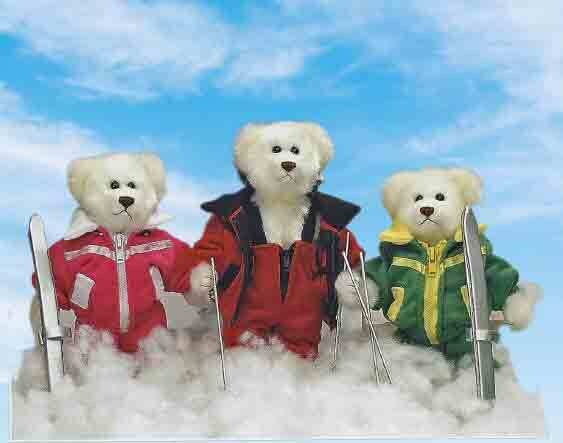 Gift for Ski Lover - Skiing Teddy Bear