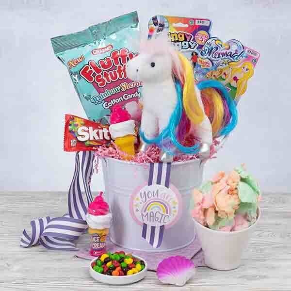 Unicorn Gift - Magical Gift Bucket-Snack Gift