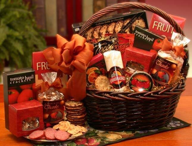 Thank You Gourmet Gift Basket - A World of Thanks