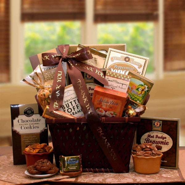 Thank you Gourmet Gift Basket for someone special