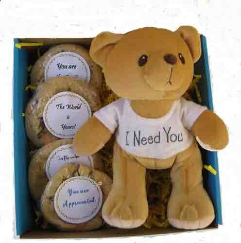 "I NEED YOU" Bear Hug gift box
