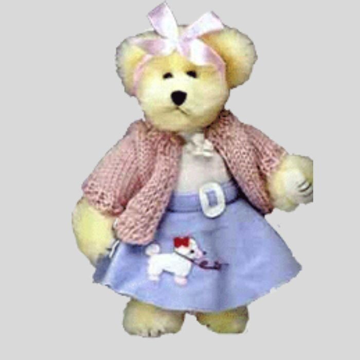 Sock hop 1950's bear with poodle skirt