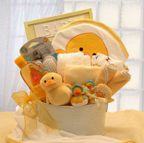 Bath Time Baby Basket