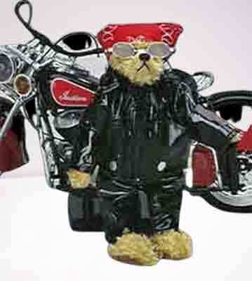 Biker Bear - Motorcycle Teddy Bear