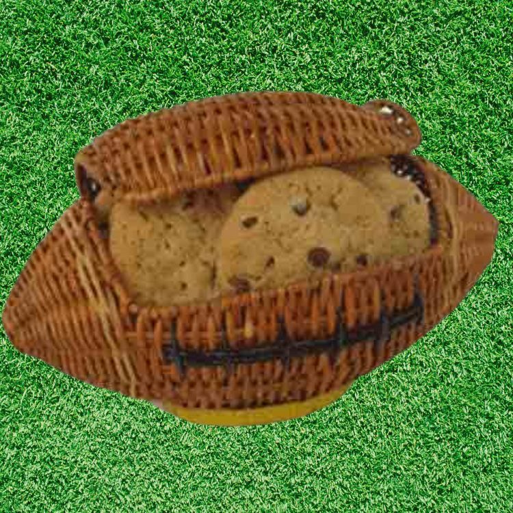Football Cookie Basket