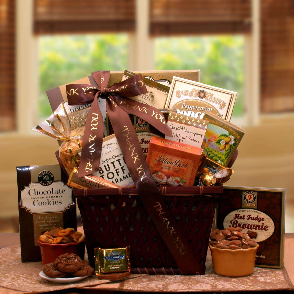 Thank You Gourmet Gift Basket for someone special