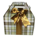 Kensington Plaid gift box with cookies