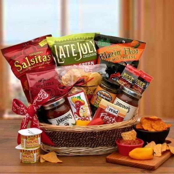 Gourmet Salsa & Chips Gift Basket