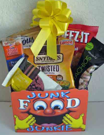 junk food snack gift basket