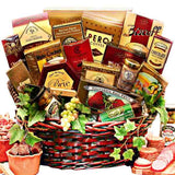 Large gourmet gift basket for family or office