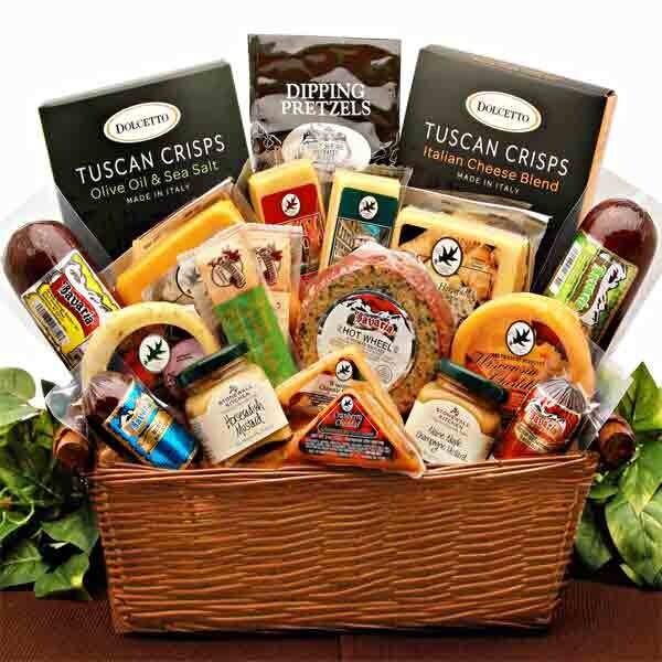 Ultimate Meat and Cheese Gift Basket