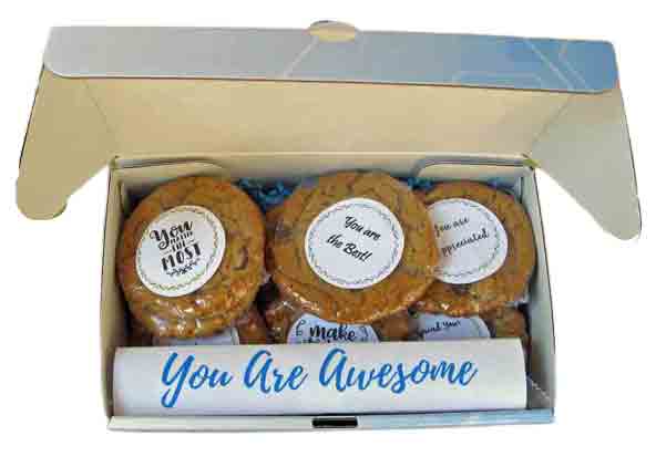 you are awesome cookie box