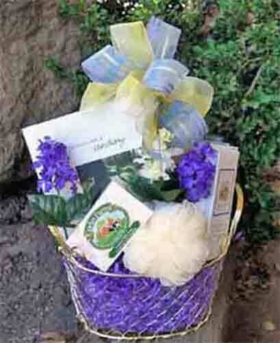Purple Pamper Gift Basket
