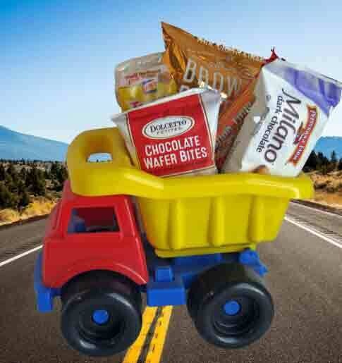 Kids Dump Truck Filled with Goodies